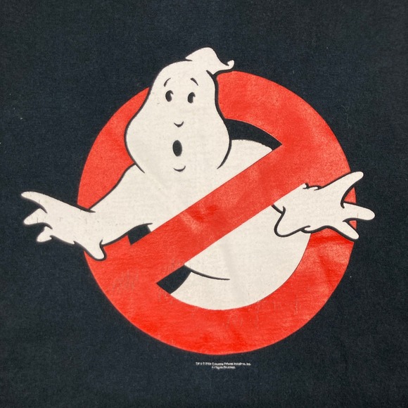 Vintage Ghostbusters Shirt Mens L Black 2004 Columbia Pictures Movie Promo Y2K - Picture 3 of 9